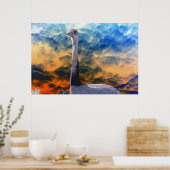 Poster Rhea sur Storm Cloud Sky (Cuisine)