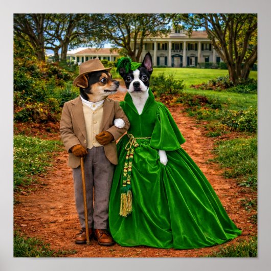 Poster "Rhett & Scarlett" (Devant)