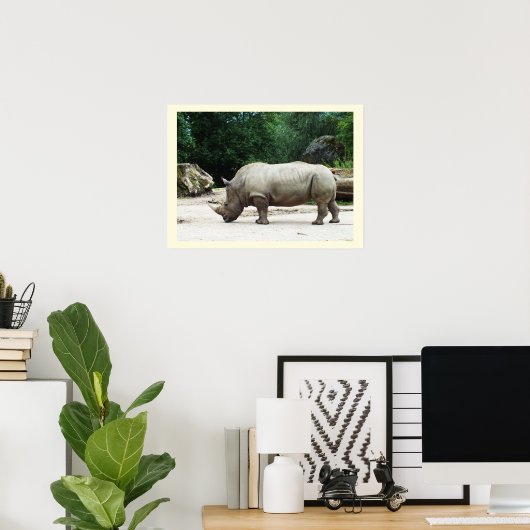 Poster Rhino (Bureau à domicile)