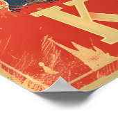 Poster Rhino du Kenya vintage (Coin)