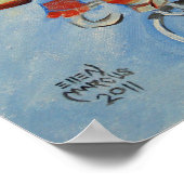 Poster Rhino en vélo (Coin)