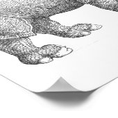 Poster Rhinoceros (Coin)
