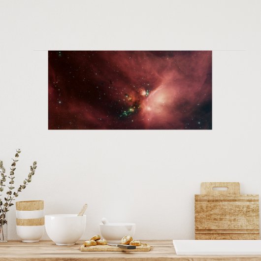Poster Rho Ophiuchi nebula 2 (Cuisine)