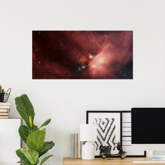 Poster Rho Ophiuchi nebula 2 (Bureau à domicile)