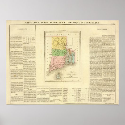 Poster Rhode Island US (Devant)