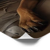 Poster Rhodesian Ridgeback Citrouilles Halloween effrayan (Coin)