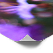 Poster rhododendron bleu violet (Coin)