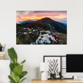 Poster Rhododendron florissant | Parc national de Taroko (Bureau à domicile)
