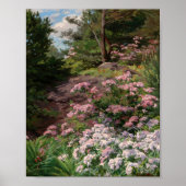 Poster Rhododendron rose et blanc | Thomas Allen, Jr. (Devant)