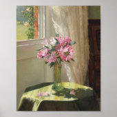 Poster Rhododendrons par une fenêtre | Jessica Hayllar (Devant)