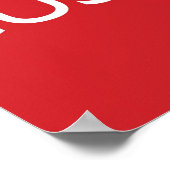 Poster rhubarbe et crème (Coin)