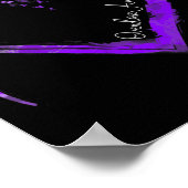 Poster Ribbon Heart Overdose Awareness  (Coin)