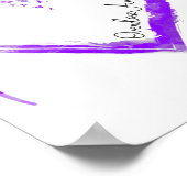 Poster Ribbon Heart Overdose Awareness 1  (Coin)