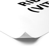 Poster Riboflavine (vitamine B2) Molécule chimique (Coin)