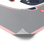 Poster Ricecooker mignon j'aime cuisinière à riz cuisiniè (Coin)