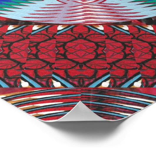 Poster RICH Oriental ART : Sparkle CHAKRA n Silken Fabric (Coin)