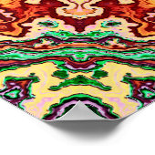 Poster Rich Reds Mandala (Coin)