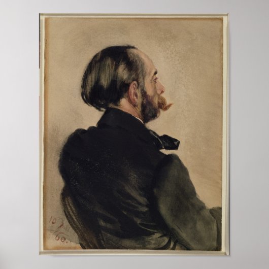 Poster Richard, frère de l'artiste, 1860 (Devant)