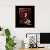 Poster Richard III et son chat (Bureau à domicile)