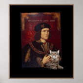 Poster Richard III et son chat (Devant)