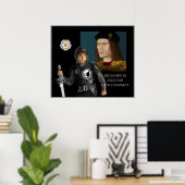 Poster Richard III et son fils Edward (Bureau à domicile)