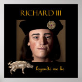 Poster Richard III in the shadows (Devant)