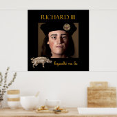 Poster Richard III in the shadows (Cuisine)