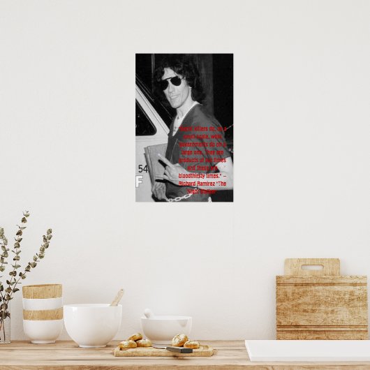 Poster Richard Ramirez (Cuisine)