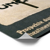 Poster Richard Strauss Woche 1910 Réimpression 36 x 24 Po (Coin)