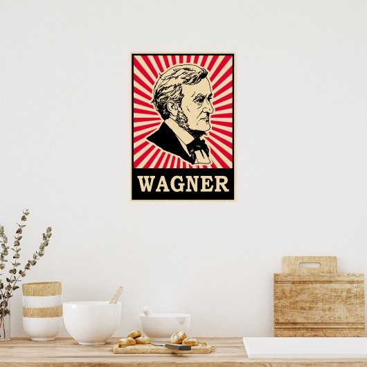 Poster Richard Wagner (Cuisine)