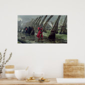 Poster Richelieu sur la digue de La Rochelle, 1881 (Cuisine)