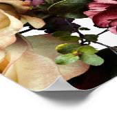 Poster Richesse de couleur printanière Mariage coloré (Coin)