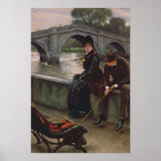 Poster Richmond Bridge, vers 1878 (Devant)