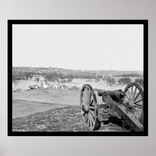 Poster Richmond, la Virginie de l'île de Bell avec l'arm
