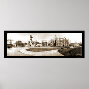 Poster Richmond, VA Capitol Photo 1909