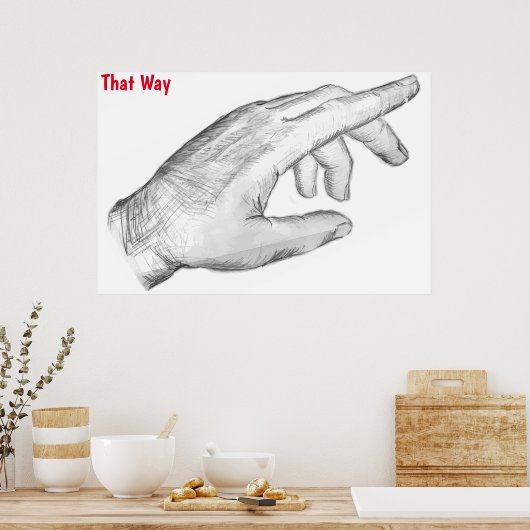 Poster richting (Keuken)