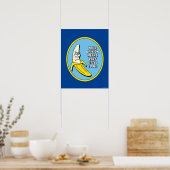 Poster RICK ET MORTY™ | Badge en brique banane (Cuisine)