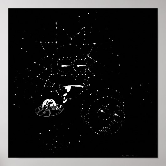 Poster RICK ET MORTY™ | Constellations (Devant)