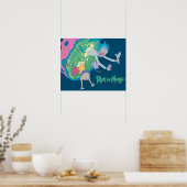 Poster RICK ET MORTY™ | Décrochage du portail infecté (Cuisine)