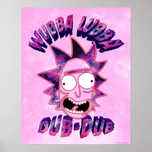 Poster RICK ET MORTY™ | Dub-Dub Lubba Wubba (Devant)