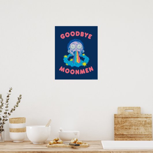 Poster RICK ET MORTY™ | Goodbye Moonmen (Cuisine)