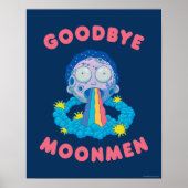 Poster RICK ET MORTY™ | Goodbye Moonmen (Devant)
