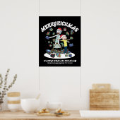 Poster Rick et Morty | Joyeux Rickmas présents (Cuisine)