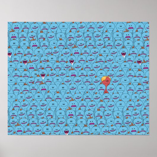 Poster RICK ET MORTY™ | Kirkland M. Meeseeks (Devant)