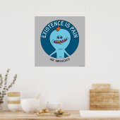 Poster RICK ET MORTY™ | L'Existence Est Une Douleur (Cuisine)