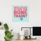 Poster RICK ET MORTY™ | Parc anatomique - Train osseux (Bureau à domicile)