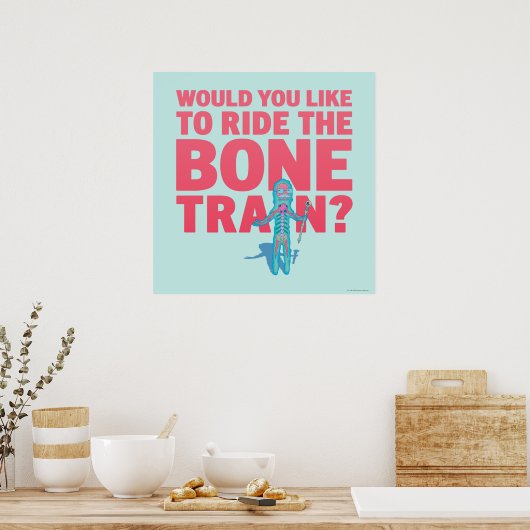 Poster RICK ET MORTY™ | Parc anatomique - Train osseux (Cuisine)