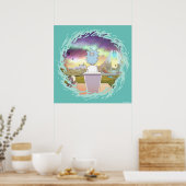 Poster RICK ET MORTY™ | Rick's Private Place (Cuisine)