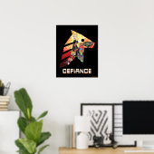 Poster RICK ET MORTY™ | Space Beth Defiance Crew (Bureau à domicile)