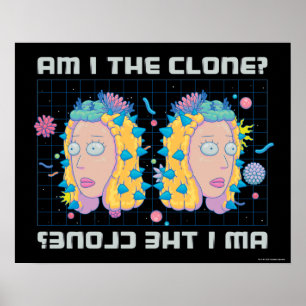 Poster RICK ET MORTY™ Suis-Je Le Clone ?